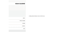 Desktop Screenshot of noahgilmore.com